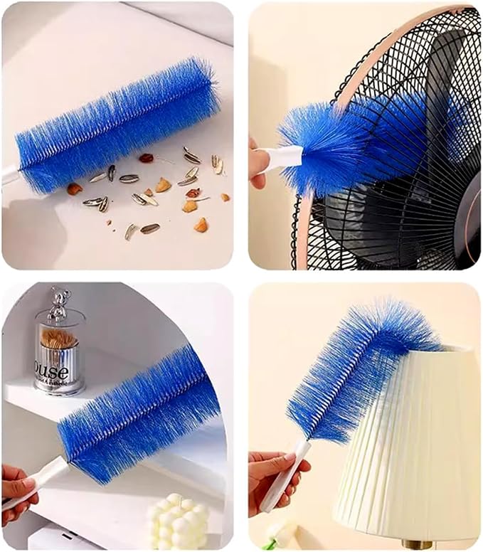 2 Pcs Fan Cleaning Brush, Bendable Micorfiber Crevice Duster Cleaner | Soft - Image 7