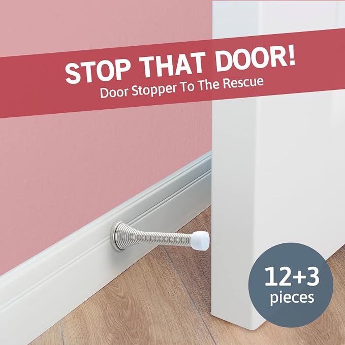 Jack N’ Drill Door Stopper | Flexible Heavy Duty Door Stop - Image 2