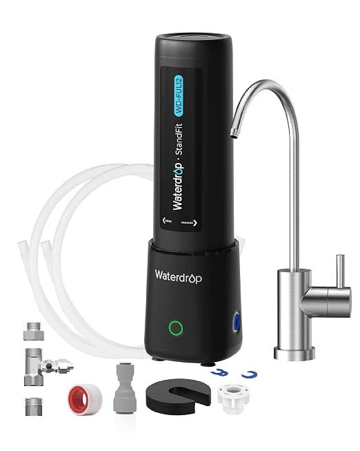 Waterdrop UL12B Under Sink Water Filter, Upgraded by Waterdrop
