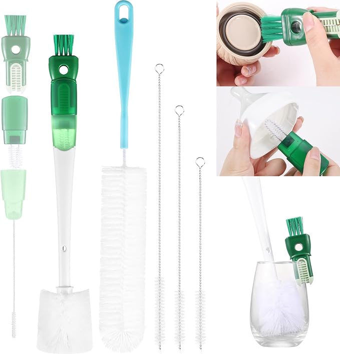 OUTXE 5 Pack Bottle Brush Cleaning Set, 5-in-1 Cup Cleaner Brush | by OUTXE
