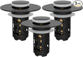Hibbent 3 PCS Upgraded 3 in 1 Bathroom Sink Drain Strainer, Pop Up Stopper | by Hibbent