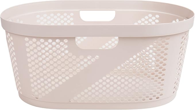 Mind Reader 40L Laundry Basket, Clothes Hamper, Premium Wicker Design - Image 6