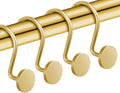 CHICTIE Gold Shower Curtain Hooks, Rustproof Shower Curtain Rings by CHICTIE