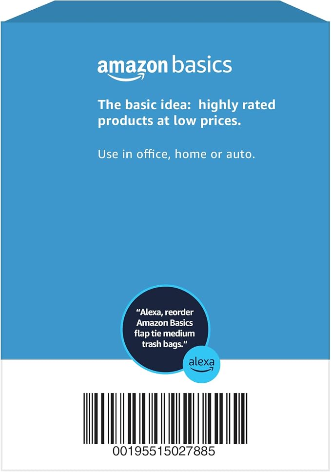 Amazon Basics 8 Gallon Flap Tie Trash Bags, Fresh Scent - Image 6