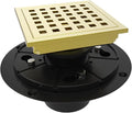 4 Inch Square Shower Floor Drain by WEBANG