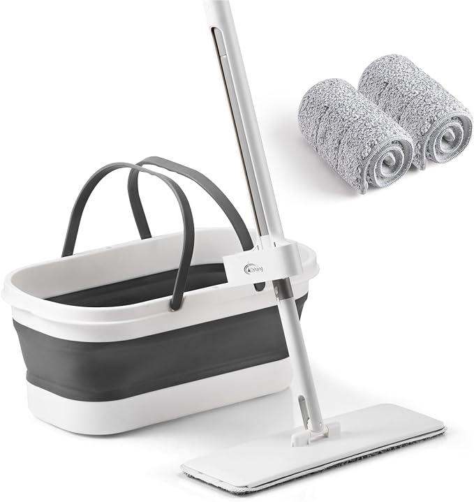 Oshang Flat Mop and Collapsible Bucket OG7 by oshang