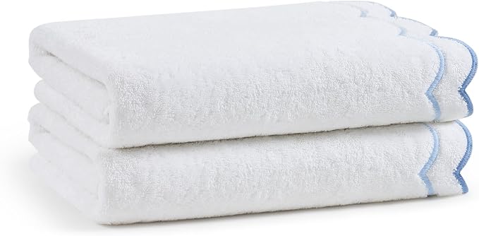 Peri Home 2 Piece Cotton Bath Towel Set, Embroidered - Image 6