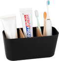 Toothbrush Holders Electric Tooth Brush and Toothpaste Organizer, 3 Slots by Heagoale