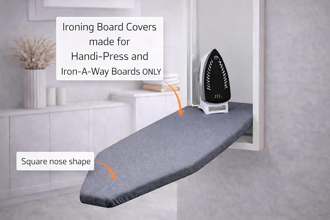 TIVIT Ironing Board Cover for Handi-Press Iron-A-Way Wall Mounted Ironing - Image 5
