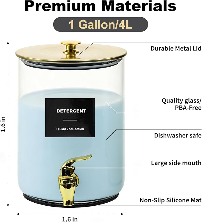 Glass Laundry Detergent Dispenser - Image 2