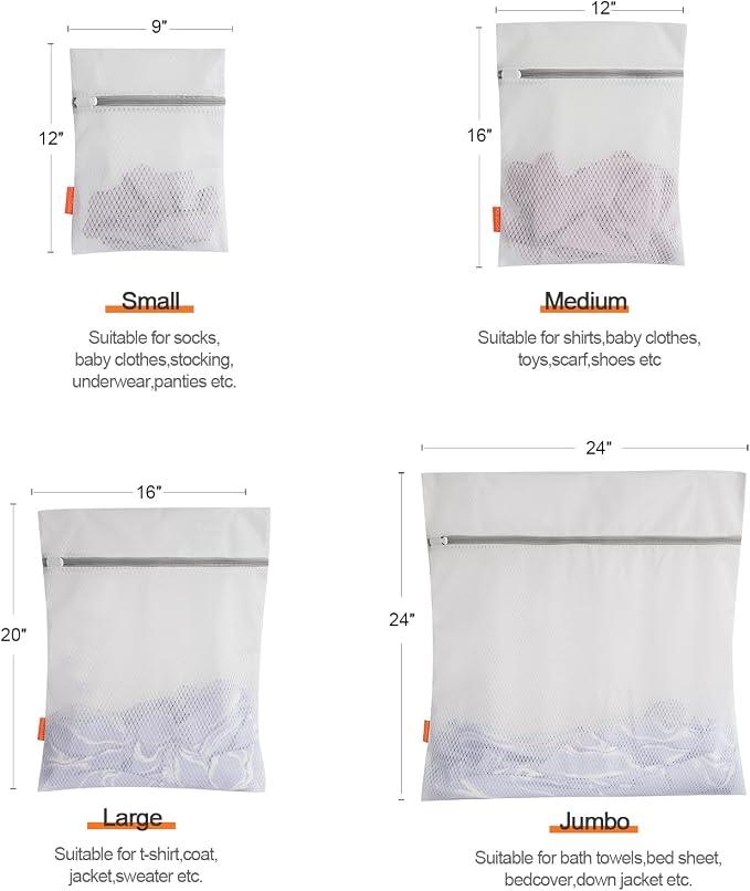 Polecasa Diamond Mesh Laundry Bags 2 Pack - Image 7