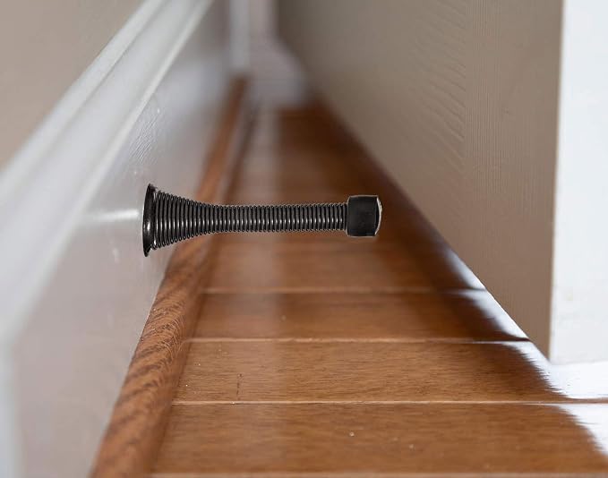 KISEER 16 Pack Spring Door Stops 3 1/4 Inch Flexible Heavy Duty Spring Door - Image 5