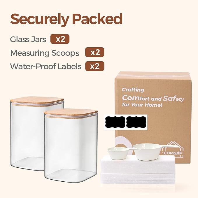 ComSaf Flour Sugar Storage Containers 4 Qt - Image 8