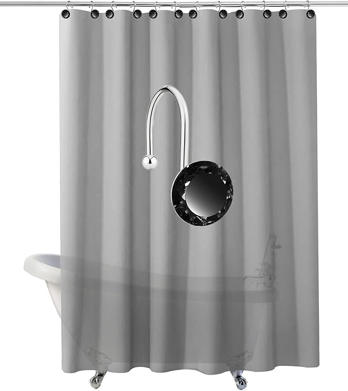 12PCS Stainless Steel Shower Curtain Hooks Rings - Image 4