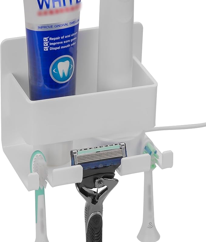 Electric Toothbrush Holder Wall Mounted, Electric Toothbrush Cord Organizer - Image 6
