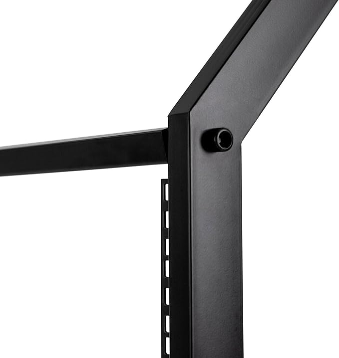 9U/12U/16U DJ Mixer Stand Adjustable Rack, Rack Mount Mixer Case Stand Studio Equipment Cart Stage Amp DJ Rolling (12U)