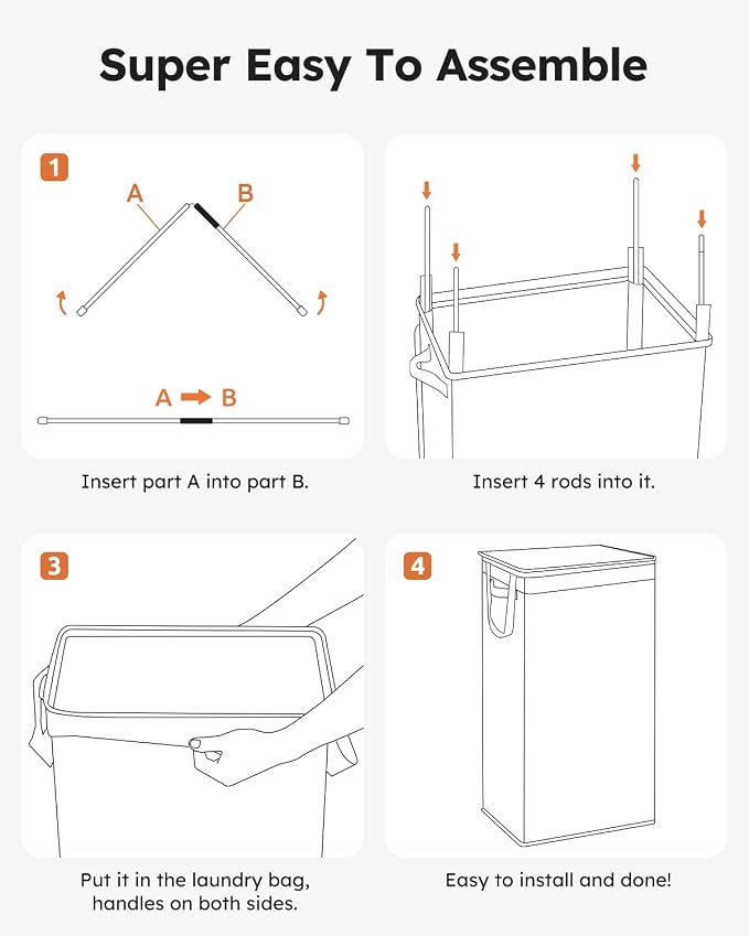 SOLEDI Slim Laundry Basket - Image 7