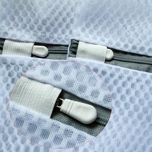 3Pcs Mesh Laundry Bags Durable Zipper Wash Bags - Image 7