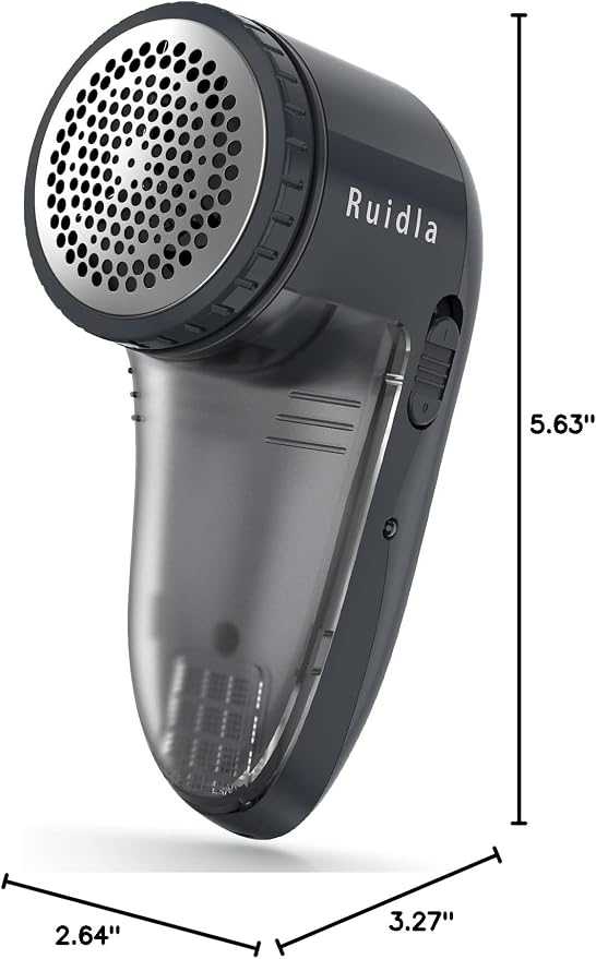 Ruidla Fabric Shaver Defuzzer, Electric Lint Remover, Rechargeable Sweater - Image 9