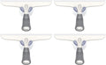 MR.SIGA Silicone Squeegee for Shower Doors, 10 inch, 4 Pack by MRSIGA