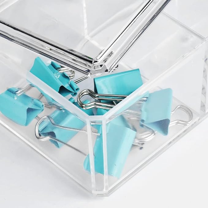 Qtip Holder Dispenser, 2Layer Cotton Ball Holder - Image 5
