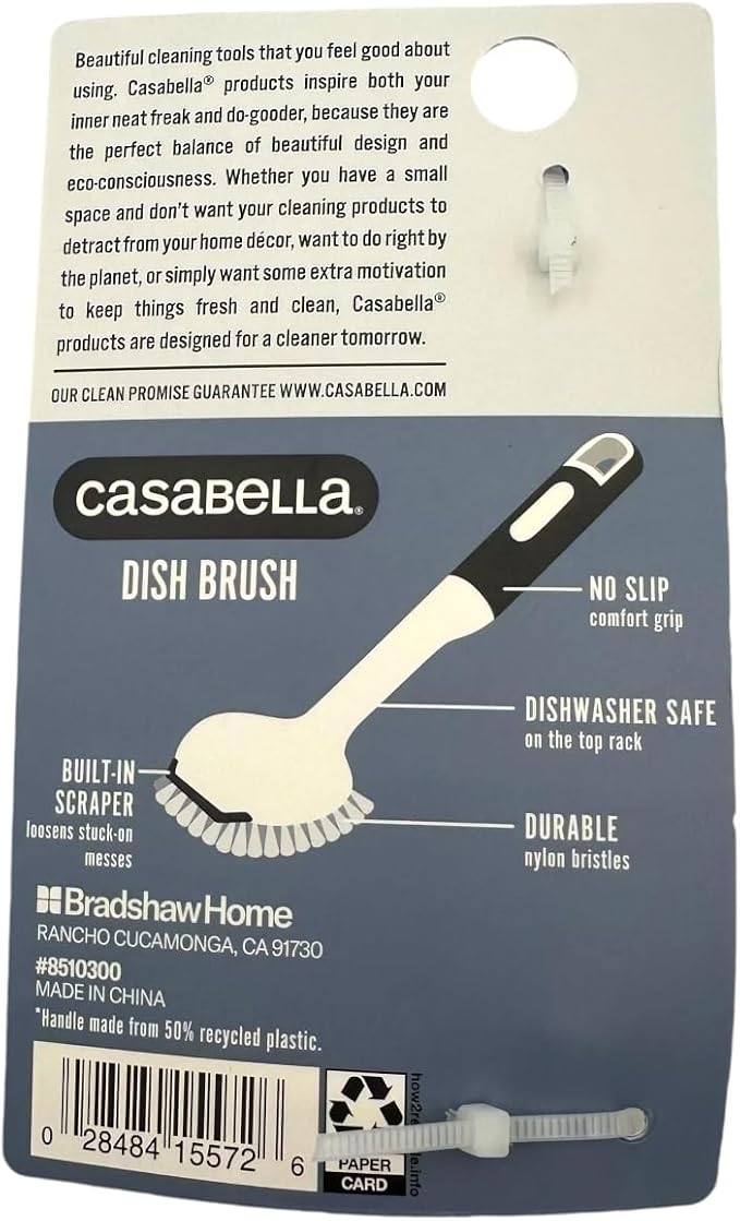 Casabella Round Brush Scrubber 1ea - Image 8