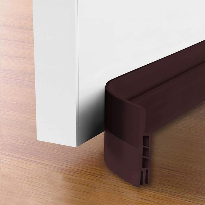 Suptikes 2 Pack Door Draft Stopper，Door Sweep by Suptikes