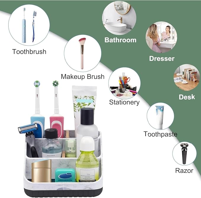 Bathroom Toothbrush Holder, 6 Slots, Detachable - Image 4