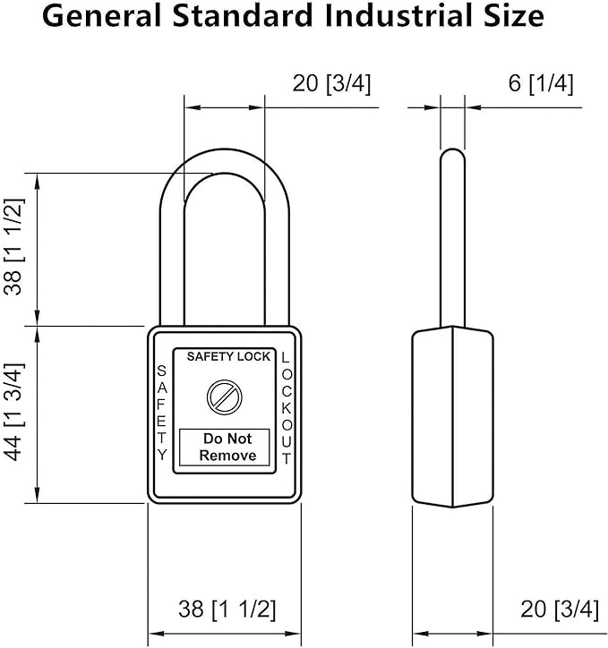 SAFBY Lockout Tagout Locks, Safety Padlock, Keyed Differently Loto Safety Padlocks for Lock Out Tag Out Kits Station (Blue 21-30)
