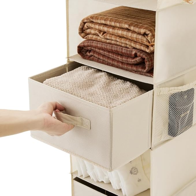 MAX Houser 2 Drawer Hanging Closet Storage Organizer, Underwear & Sweaters - Image 4