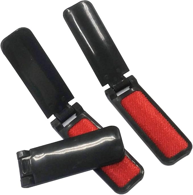 GARASANI 3 Pack Portable and Foldable Plastic Fold Clothing Dust Brush Pet Hair - Image 7