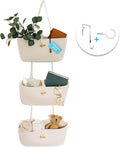 OrganiHaus Over the Door Organizer, Woven Rope Hanging Baskets by OrganiHaus
