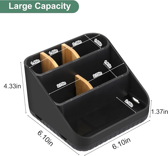 Toothbrush Holders for Bathrooms, 6 Slots, Detachable for Easy Clean, - Image 6