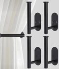 Curtain tiebacks Hooks Wall Mounted, Curtain holdbacks Screw-in, Curtain Holders by Hoousuper