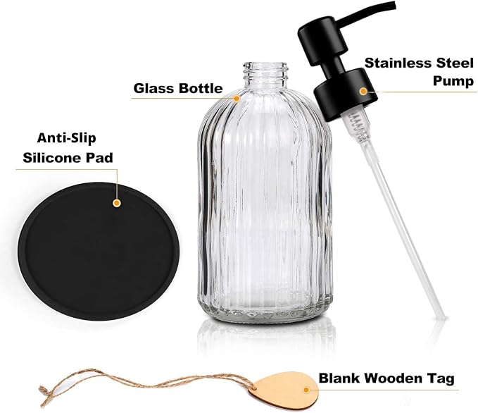 Soap Dispenser with Silicone Pad – Premium Quality – Dish soap Dispenser - Image 3