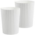 JiatuA Small Trash Can Plastic Wastebasket Round Garbage Container Bin by JiatuA