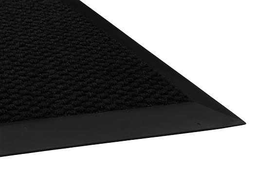 Guardian UG061035 Elite Guard Berber Indoor/Outdoor Floor Mat, 72" x 120", Black