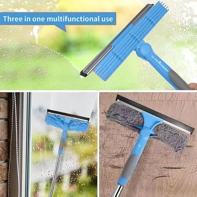 2-in-1 Window Cleaner Tool, Scrubber - Image 8