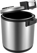 23L Electric Rice Warmer, 110W Commercial Food Warmer,Food Warmer With Rice Spoon,Stainless Steel Hot Holding Cabinet With Temperature Settings For Rice Soup Stew, Commercial Home Kitchen Use
