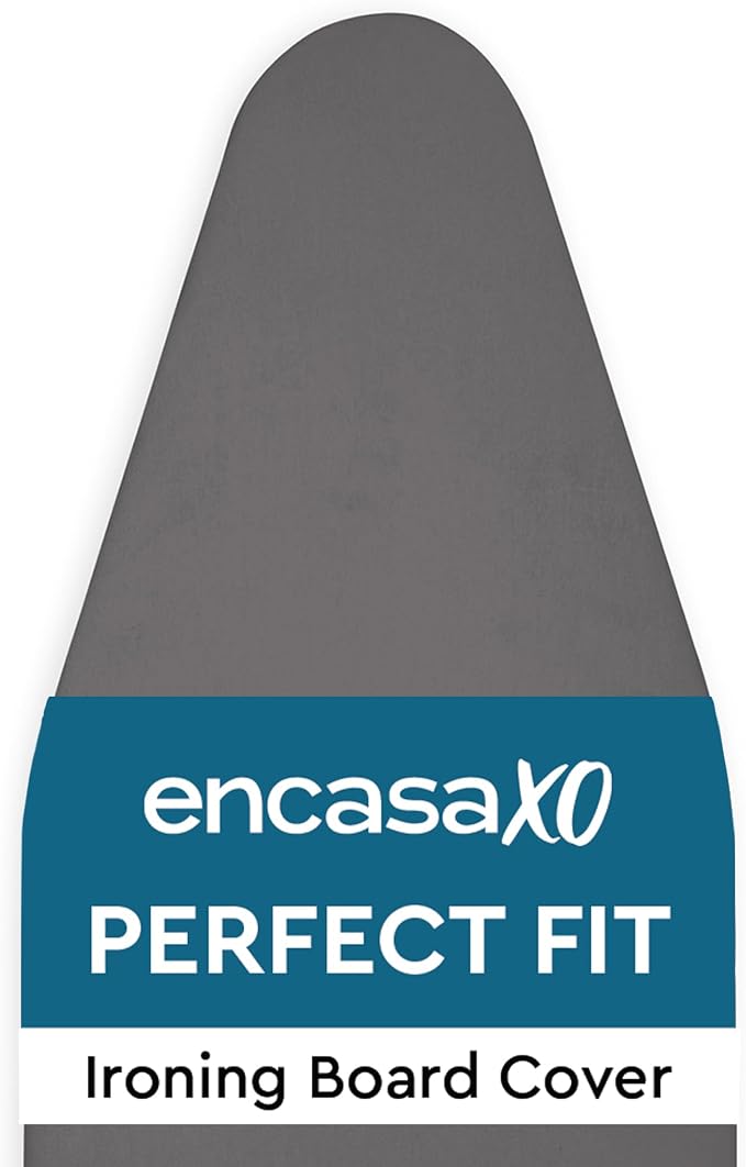 Encasa XO Ironing Board Cover and Pad, Wide 49"x18" by EncasaXO
