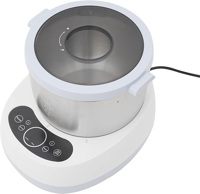 Electric Dough Maker Machine Flour Mixer, 230W 5.3QT Large Capacity Commercial Dough Kneading Machine with Ferment Function, Smart Timer, Digital Display for Home, Pizzerias, Restaurants