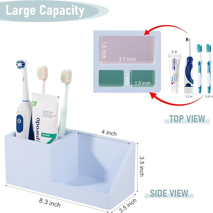Diatomite Toothbrush Holders Toothpaste Organizer - Image 6
