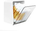 Qtip Holder with 2 Compartments, Vanity Countertop Storage Organizer by Obsoorth