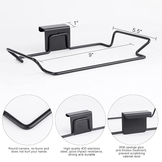 Large Stainless Steel Trash Bag Holder - Image 2
