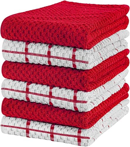 Utopia Towels - Kitchen Towels 6 Pack, 15 x 25 Inches, 100% Ring Spun Cotton by Unknown