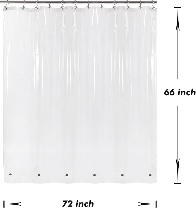 Barossa Design Short Shower Curtain or Liner 72x66 - Image 7