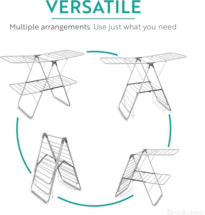 Brookstone 2 Tier Folding Rack - Image 4