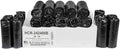 Aluf Plastics 10 Gal Black Trash Bags, 8 Micron by AlufPlastics
