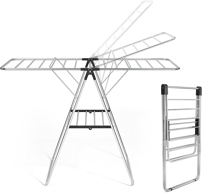 Large Stainless Steel Clothes Drying Rack | Drying Rack Clothing - Image 4