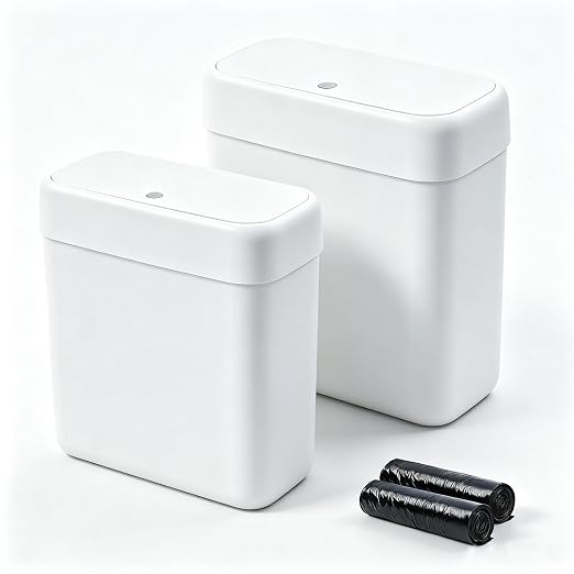 funest 2 Pack Bathroom Trash Can by funest